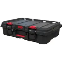 Keter Stack &amp; Roll Opbergkoffer voor doe-het-zelf-gereedschap voor zwaar gebruik (253382)