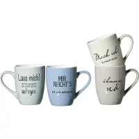 Ritzenhoff & Breker Koffiemok SPREUKEN, 330 ml