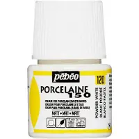 Pebeo Porseleinverf - 45 ml - mat - wit