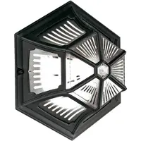 Elstead Lighting LED Plafond Buitenlamp Parish | 1X E27 Max 60W | IP44 | Dimbaar | Black