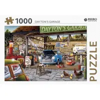 Rebo Daytons Garage - legpuzzel 1000 stukjes - volwassenen - meerkleurig