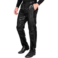 Widmann Shiney Pailletten Broek Zwart Man