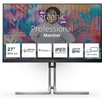 AOC Q27U3CV, 68,6 cm (27 inch), Q27U3CV, 16:9, HDMI+DP+USB-C, IPS, zwart