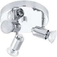 Eglo Rosaro 1 Opbouwspot - GU10 - Staal - Chroom