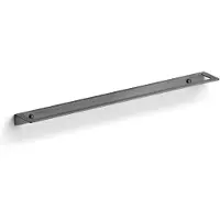 Clou Fold handdoekrek 60 cm, gunmetal geborsteld PVD