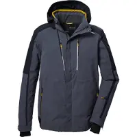 Killtec Ski-jack KSW 69 MN SKI JCKT Ademende, waterdichte skijas met afneembare capuchon