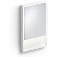 Clou Look at Me spiegel, 50cm, LED-verlichting, IP44, mat wit