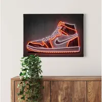 A.S. Création Canvas print DD123089 Sneaker 0,7 x 0,5 m Rood Kantoor Hal/Gang Keuken Slaapkamer Woonkamer