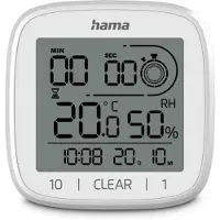 Hama Badkamer Klok - - Cyprus - Zuignap - Aftelling - IPX4