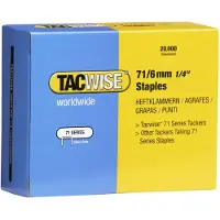 Tacwise nietjes 71/16 mm verzinkt, 10.000 stuks