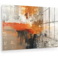 MuchoWow Glasschilderij 180x120 cm - Schilderij acrylglas - Verf - Patroon - Modern - Kunst - Foto op glas - Muurdecoratie woonkamer - Wanddecoratie slaapkamer - Schilderijen