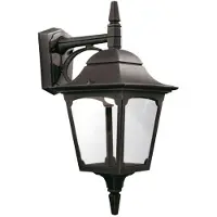 Elstead Lighting LED Wand Buitenlamp Chapel | 1X E27 Max 60W | IP44 | Dimbaar | Black