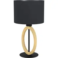 Eglo Zwarte schemerlamp Basildon 1