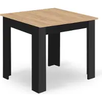 Leobert Tafel NP 80x80 Artisan poten zwart