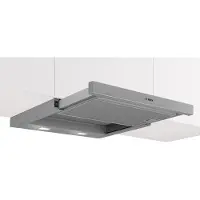Bosch DFM064W55 - Serie 2 - Afzuigkap - Vlakscherm - 60 cm - 68 dB - Metallic silver - Led verlichting