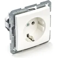 Berker Stopcontact | | S1 (Inbouw, Randaarde, Wit)