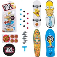 Spin Master , Ultra DLX-pack met 4 fingerboards, Simpsons-skateboards, aanpasbare miniskateboards voor verzamelaars