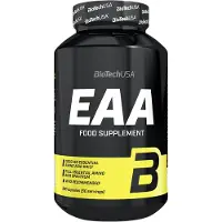 Biotech USA EAA Aminozuren 200 Capsules | Bevat negen essentiële aminozuren in vrije vorm (200 Capsules)