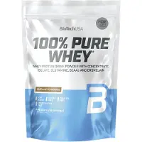 BiotechUSA 100% Pure Whey (Hazelnoot) 400 g eiwitpoeder met wheyconcentraat, whey-isolaat, BCAA's en glutamine