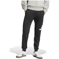 Adidas Sportbroek 'ESSENTIALS BIG LOGO FLEECE PANT' zwart / wit