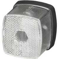 Pricenet Markeringslamp - Zijlamp - Contourverlichting - Wit - 66x62 mm