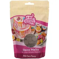 Funcakes Deco Melts - 250 gram - milk choco flavour