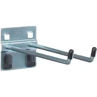 Bott Dubbele haak | diepte 150 mm verzinkt | d. 6 mm | passend voor geperforeerde platen | 5 stuks in zak - 14002043 14002043