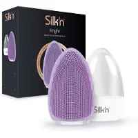 Silk'n Elektrische Gezichtsreiniger - Bright - Gezichtsborstel - Diepe reiniging en massage van de huid - Lila