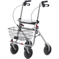 Bischoff & Bischoff Senio standaard rollator zilver