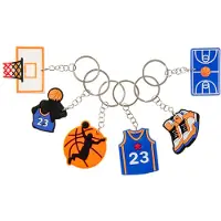 Duckiez Sleutelhanger Basketbal - 48 stuks