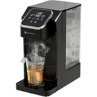 Kitchenbrothers Heetwaterdispenser - 2.7L - Plastic - BPA vrij - 2600W - 30.20x15x26.40 cm - Zwart