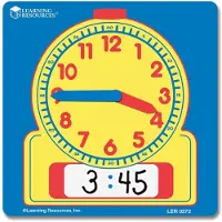 Learning Resources Schrijf & Wis klok, leerling klokken (10 st.) - 6+