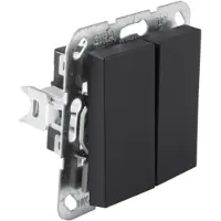Gira Serieschakelaar | | E2 (Inbouw, Zwart)