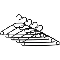 Benson Kledinghangers - 5x stuks - kunststof - 40 cm - 360° draaibare haak - kledingkast inruimen