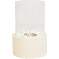 House Vitamin Table burner round sand 18x18x26,5cm