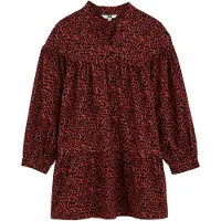 We fashion Jurk bordeaux / zwart