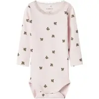Name it BABY newborn romper lichtroze Meisjes Stretchkatoen Ronde hals - maat 74