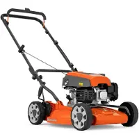 Husqvarna LB 144 benzinegrasmaaier - 44 cm maaibreedte, 1,95 kW motor, BioClip mulchfunctie, centrale hoogteverstelling, inklapbare duwboom - ideaal voor kleine tot middelgrote tuinen