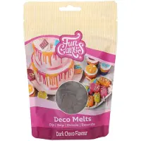 Funcakes Deco Melts - 250 gram - dark choco flavour
