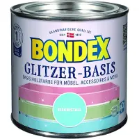 Bondex 424679 Glitter Base Ice Crystal 0,5 L - Verf met glitter voor 6m² - Glitterverf beschermt het hout en creëert glinsterende blikvangers