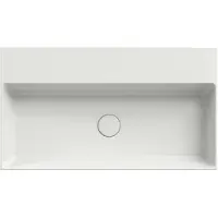 Xenz Dolce keramisch wastafelblad (81x46) Wit mat