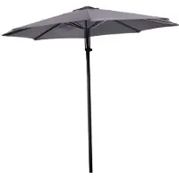 Lesli Living Libra parasol push up 300 cm grijs -
