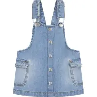Levi's Kids denim jurk lichtblauw