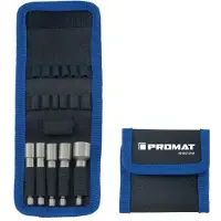 Promat /Tecwerk Dopsleutelassortiment | 5-delig | SW 6/7/8/10/13 mm | aandrijving 1/4 inch 6-Kant E6,3 - 4000821048