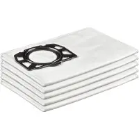 SQOON Stofzuigerzakken geschikt voor Karcher WD 2 PLUS & WD3 series - KFI 357 - Model 2.863-314.0 - 5 stuks
