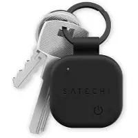 Satechi Vegan Leather FindAll Keychain - Black