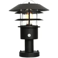 Elstead Lighting Mini LED Tuin Pilaar Helsingor | 1X E27 Max 60W | IP44 (Outdoor) | Black