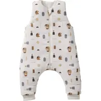 Vertbaudet Jumpsuit met voetjes PETIT ELEPHANT, afneembare lange mouwen