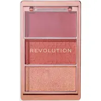Revolution Blush Icon Pallet Blush palette 3 g Aura Points Rose