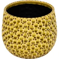 Mega Collections Bloempot Drops Geel D 15 H 13 Cm